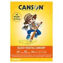 Bloco de Papel Vegetal A4 Canson 50 Folhas 60g