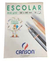 Bloco de Papel Vegetal com Margem 50 folhas Canson