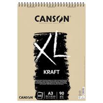 Bloco de Papel Xl Kraft A3 Canson 150g 60 Folhas Bloco de Papel Xl Kraft A3 Canson 150g 60 Folhas