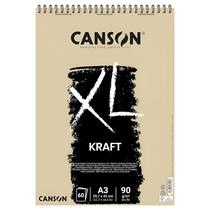 Bloco de Papel Xl Kraft A3 Canson 150g 60 Folhas Bloco de Papel Xl Kraft A3 Canson 150g 60 Folhas