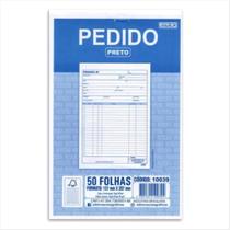Bloco de pedido São Domingos 1 via 1/18 preto 137x207mm Bloco de pedido São Domingos 1 via 1/18 preto 137x207mm