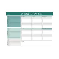 Bloco De Planejamento Sem Data Para Tarefas Semanais Com Lista De Verificação De Prioridades Para Bloco De Planejamento Sem Data Para Tarefas Semanais Com Lista De Verificação De Prioridades Para