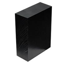 Bloco de plástico HDPE 2cm de espessura 10x15cm preto para usinagem Bloco de plástico HDPE 2cm de espessura 10x15cm preto para usinagem