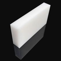 Bloco de plástico HDPE com 1 cm de espessura 3x12 cm branco para usinagem Bloco de plástico HDPE com 1 cm de espessura 3x12 cm branco para usinagem