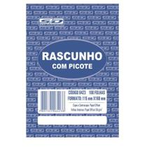 Bloco de Rascunho com Picote 115x160 100 folhas 6423 - São Domingos