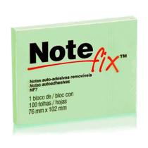 Bloco de Recado Auto-Adesivo Notefix 76x102mm 100fls Verde