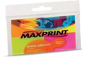 Bloco De Recado Autoadesivo 38X50Mm Peq.4 Cores Neon 200F.