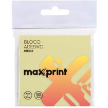 Bloco de Recado Autoadesivo 76X76MM Amarelo 100FLS