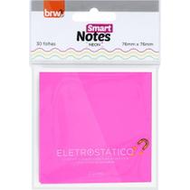 Bloco de Recado Autoadesivo Eletrostatico 76X76MM 3COR 30F Blister
