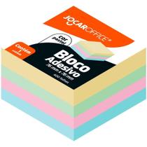Bloco de Recado Autoadesivo Jocar Pastel 76X76MM 400 Folhas