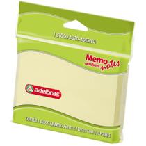 Bloco de Recado Autoadesivo Memonote Amarelo 76X102 100FLS