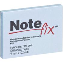 Bloco De Recado Autoadesivo Notefix 100 Folhas Azul