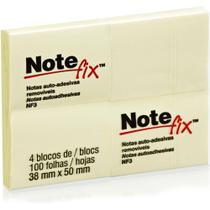 Bloco de Recado Autoadesivo Notefix 100F. 38MMX50MM Amarel Bloco de Recado Autoadesivo Notefix 100F. 38MMX50MM Amarel