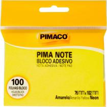 Bloco de Recado Autoadesivo Pimanote Amarelo 76X102MM 100F Bloco de Recado Autoadesivo Pimanote Amarelo 76X102MM 100F