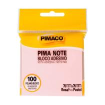 Bloco De Recado Autoadesivo Pimanote Rosa 76X76Mm 100Fls Bloco De Recado Autoadesivo Pimanote Rosa 76X76Mm 100Fls