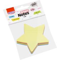 Bloco de Recado Autoadesivo SMART Notes Estrela 70X70MM 100 Folhas