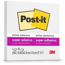 Bloco de Recado POST-IT 76MMX76MM Branco Neve 90FLS Bloco de Recado POST-IT 76MMX76MM Branco Neve 90FLS