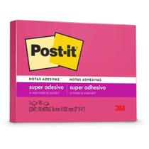 Bloco de Recado POST-IT 76X102MM Rosa 90 Folhas