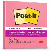Bloco de Recado POST-IT 76X76MM PINK 90 Folhas