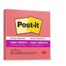 Bloco de Recado POST-IT 76X76MM POPPY 90FLS. Bloco de Recado POST-IT 76X76MM POPPY 90FLS.