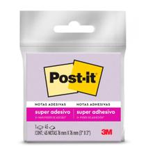 Bloco de Recado POST-IT 76X76MM Roxo 45FLS