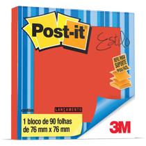 Bloco De Recado Post-It 76X76Mm Telha 90Fls. 3M