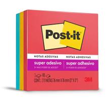 Bloco de Recado POST-IT Coleção Diversão 76X76MM - Pacote com 03 Bloco de Recado POST-IT Coleção Diversão 76X76MM - Pacote com 03