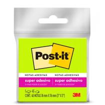 Bloco de Recado POST-IT Super Adesivo 76X76MM Verde 45 Folhas