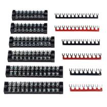 Bloco de terminais e tiras MILAPEAK 6 conjuntos 8/10/12 posições Bloco de terminais e tiras MILAPEAK 6 conjuntos 8/10/12 posições