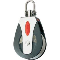 Bloco de terminais Ronstan RF51100, polia única, 1500 kg, carga, 5 cm, roldana