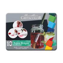 Bloco de Tinta Aquarelavel Aqua Brinque Cretacolor 10 Cores Bloco de Tinta Aquarelavel Aqua Brinque Cretacolor 10 Cores