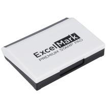 Bloco de tinta ExcelMark para carimbos de borracha 5,4 cm x 8,3 cm - preto