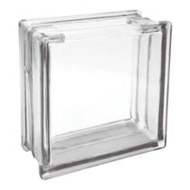 Bloco De Vidro Com Furo Quadrado 19X19X8 Tradestar - Incolor