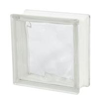 Bloco De Vidro Incolor Ondulado 19X19X8Cm Caixa Com 2 Peças Bloco De Vidro Incolor Ondulado 19X19X8Cm Caixa Com 2 Peças