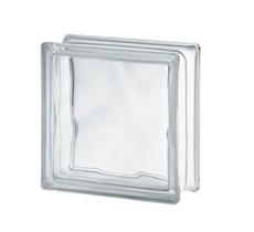 Bloco de Vidro Transparente Modelo WAVE