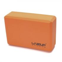 Bloco De Yoga 22,8x15,2x7,6 Live Up Laranja Bloco De Yoga 22,8x15,2x7,6 Live Up Laranja