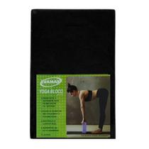 Bloco De Yoga e Pilates EvaMax Preto Bloco De Yoga e Pilates EvaMax Preto