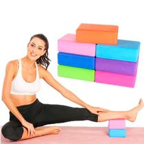 Bloco De Yoga Fitness Para Exercícios Em E.V.A Tijolinho