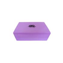 Bloco De Yoga Funcional Fitness 23X15X7Cm Roxo Pronado.