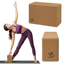 Bloco de Yoga Gaiam em Cortiça 10 x 15 x 23 cm Antiderrapante com Bordas Arredondadas Bloco de Yoga Gaiam em Cortiça 10 x 15 x 23 cm Antiderrapante com Bordas Arredondadas