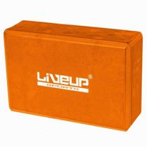 Bloco De Yoga - Laranja - Liveup Ls3233-Lr