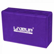 Bloco De Yoga - Roxo - Liveup Ls3233Rx