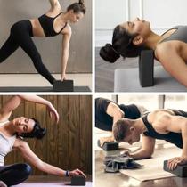 Bloco De Yoga Tijolinho Eva Pilates Exercícios Treinamento