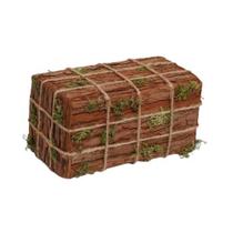 Bloco decorativo com corda e musgo tam g (rustic) Bloco decorativo com corda e musgo tam g (rustic)