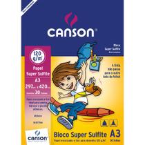 Bloco Desenho A3 Canson 120g Super Sulfite 30 Folhas Bloco Desenho A3 Canson 120g Super Sulfite 30 Folhas