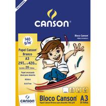 Bloco Desenho A3 Canson 140g Branco 20 Folhas