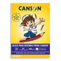 Bloco Desenho A3 Creme 140g 20fl - CANSON