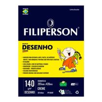 Bloco Desenho A3 Filiperson 140g 20 Folhas Creme 01397 Bloco Desenho A3 Filiperson 140g 20 Folhas Creme 01397