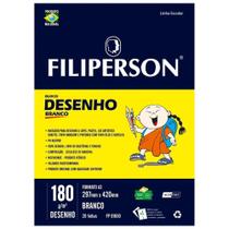 Bloco Desenho A3 Filiperson 180g 20 Folhas Branco
