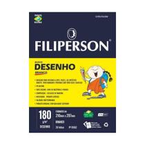 Bloco Desenho A4 Filiperson 180G 20 Folhas Bloco Desenho A4 Filiperson 180G 20 Folhas